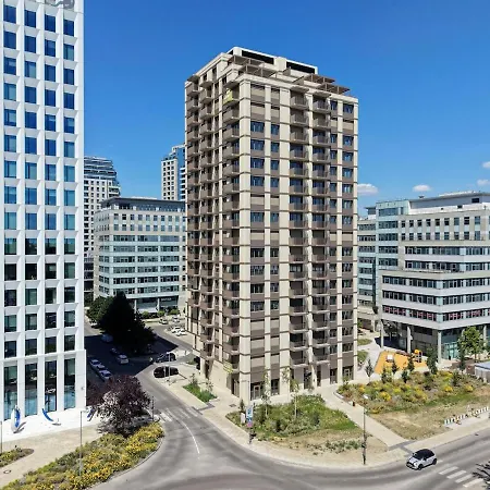 Apartmán Downtown Petrol Blue Studio, Ac, Wi-fi, Free Parking Bratislava